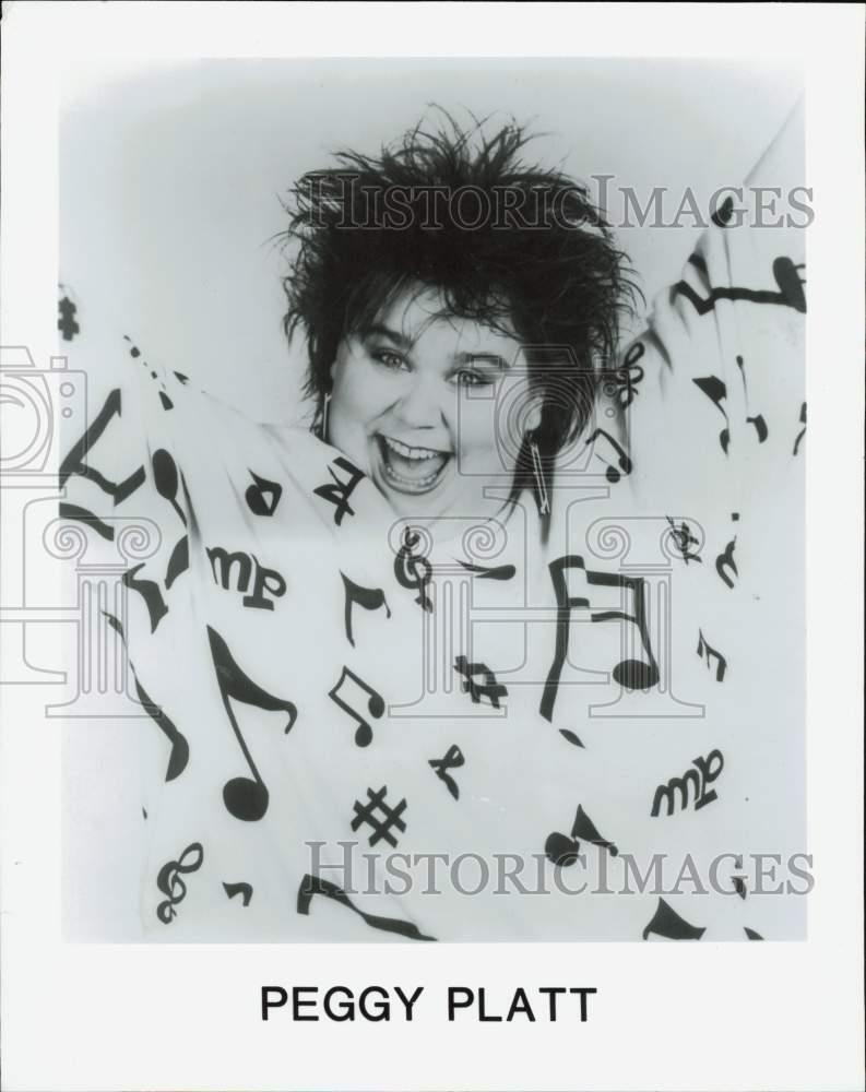 1989 Press Photo Peggy Platt, Seattle Comedian – lrp91468
