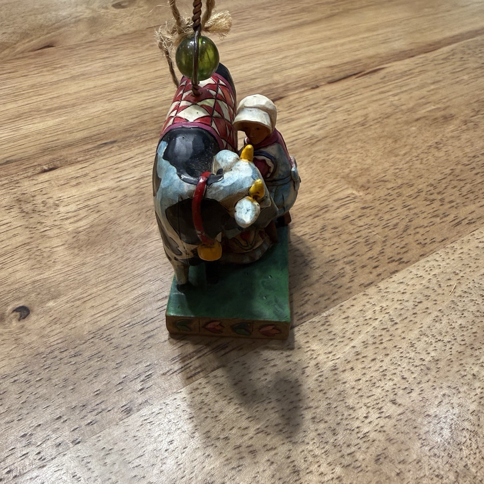 Vtg Jim Shore 12 Days Of Christmas Ornaments Maids A Milking Cow 3×3.5” Ornament