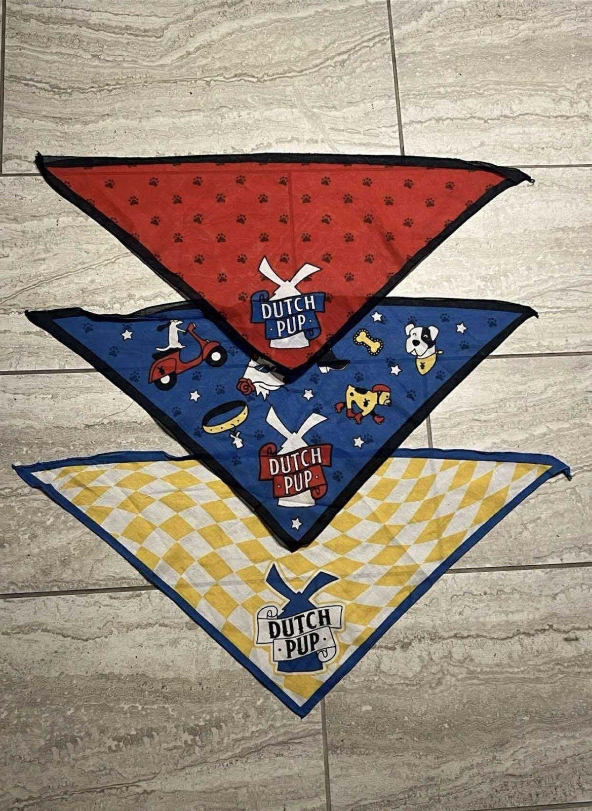 DUTCH BROS AUGUST 26 2025 DOG DAY BANDANA NATION DOG DAY Lot Of 3