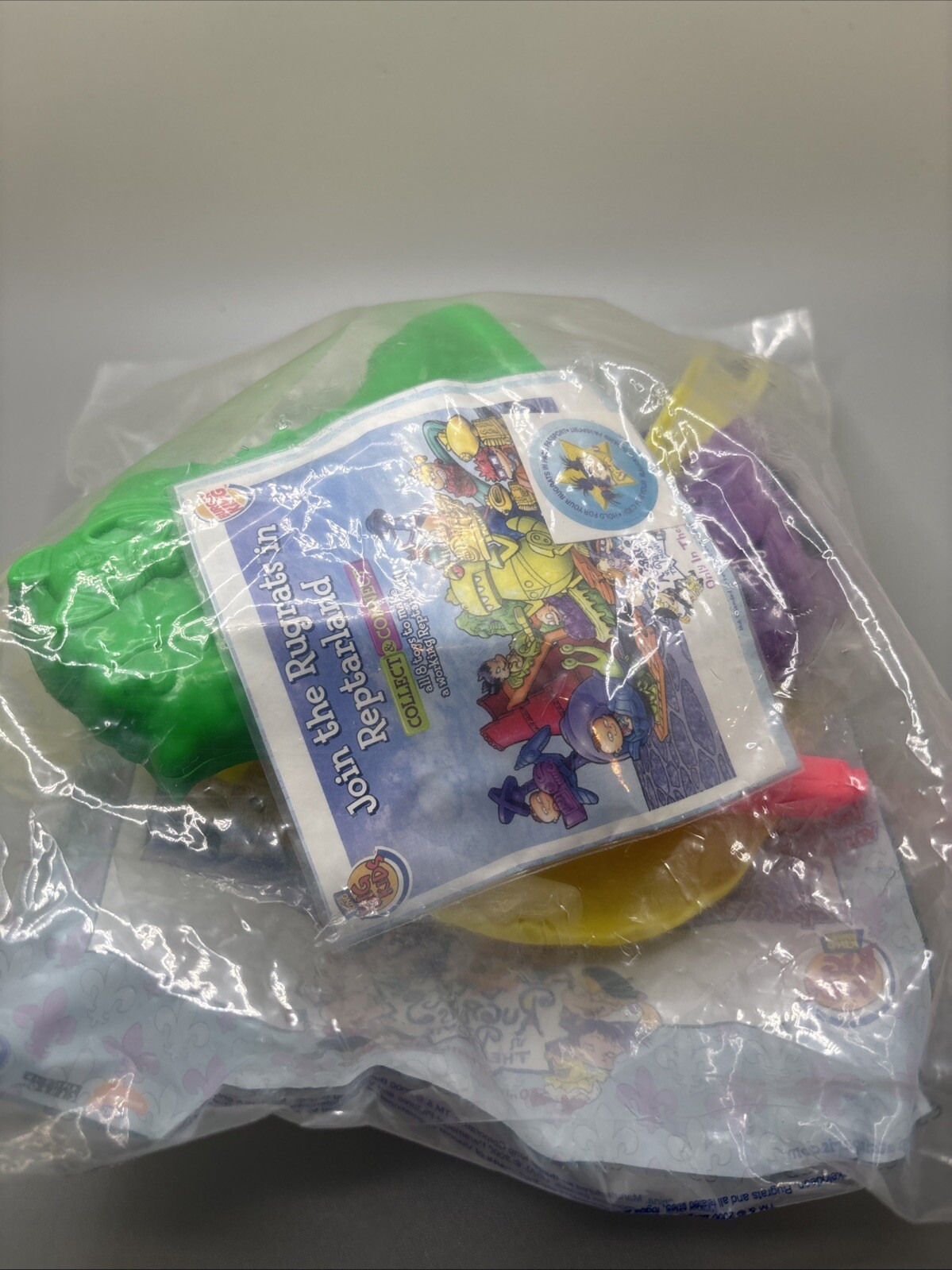 Vtg 2000 Burger King Rugrats in Paris Movie Toy SEALED New Reptarland