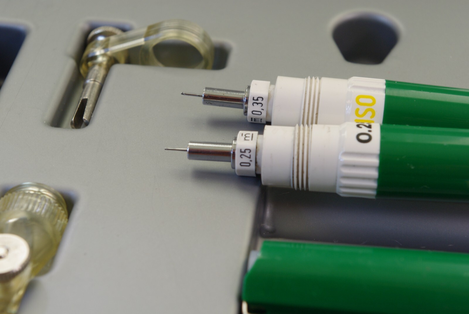 Technoliner technical pens set 0.25mm – 0.7 mm made in west germany HERLIRZ #3