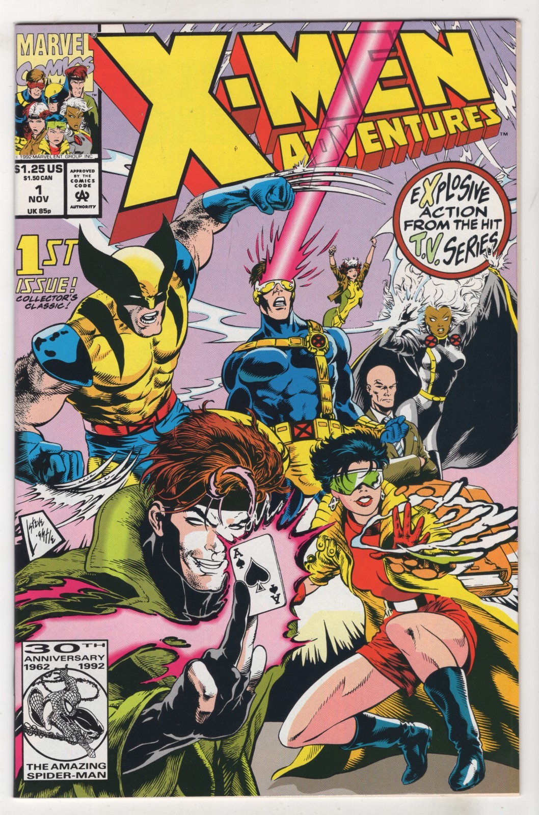 X-Men Adventures #1 (Nov 1992, Marvel) [1st App. Morph] Macchio, Wildman Y