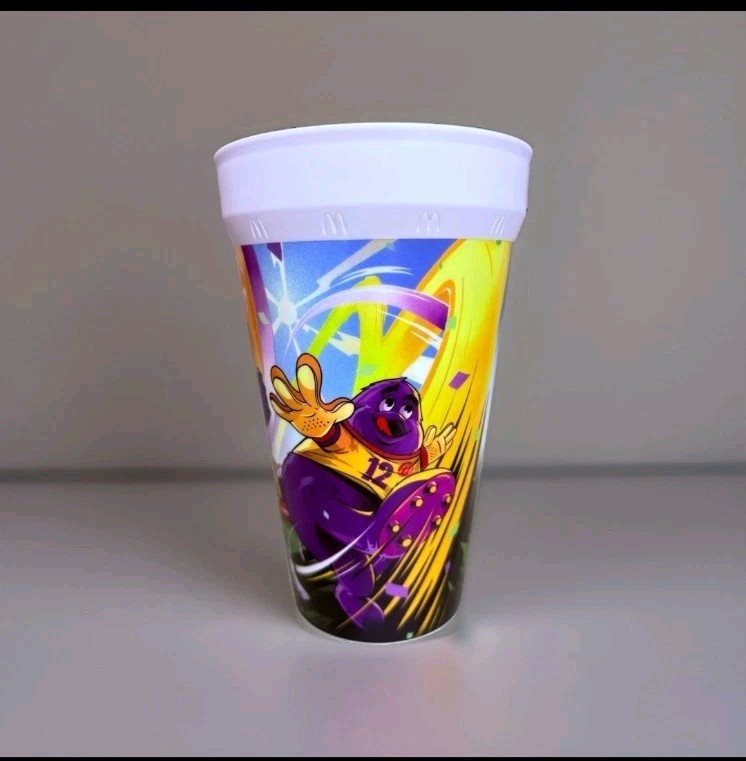 McDonald’s Fifa World Cup 2026 Adult Happy Meal Grimace CUP Open Bag