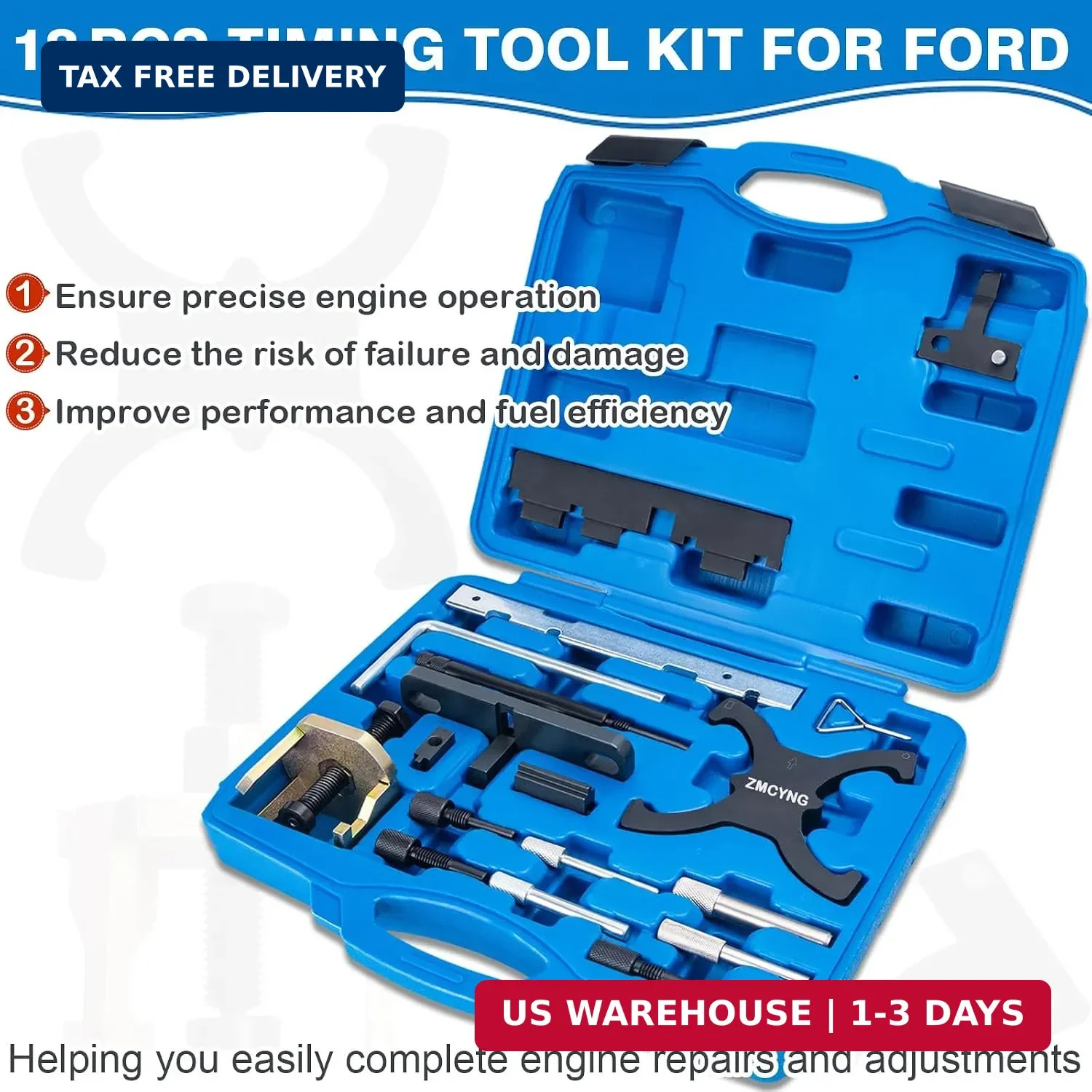 1.5 1.6 Timing Tool Kit Compatible with Ford Fiesta Fusion Escape Mazda 1.4 | 1.