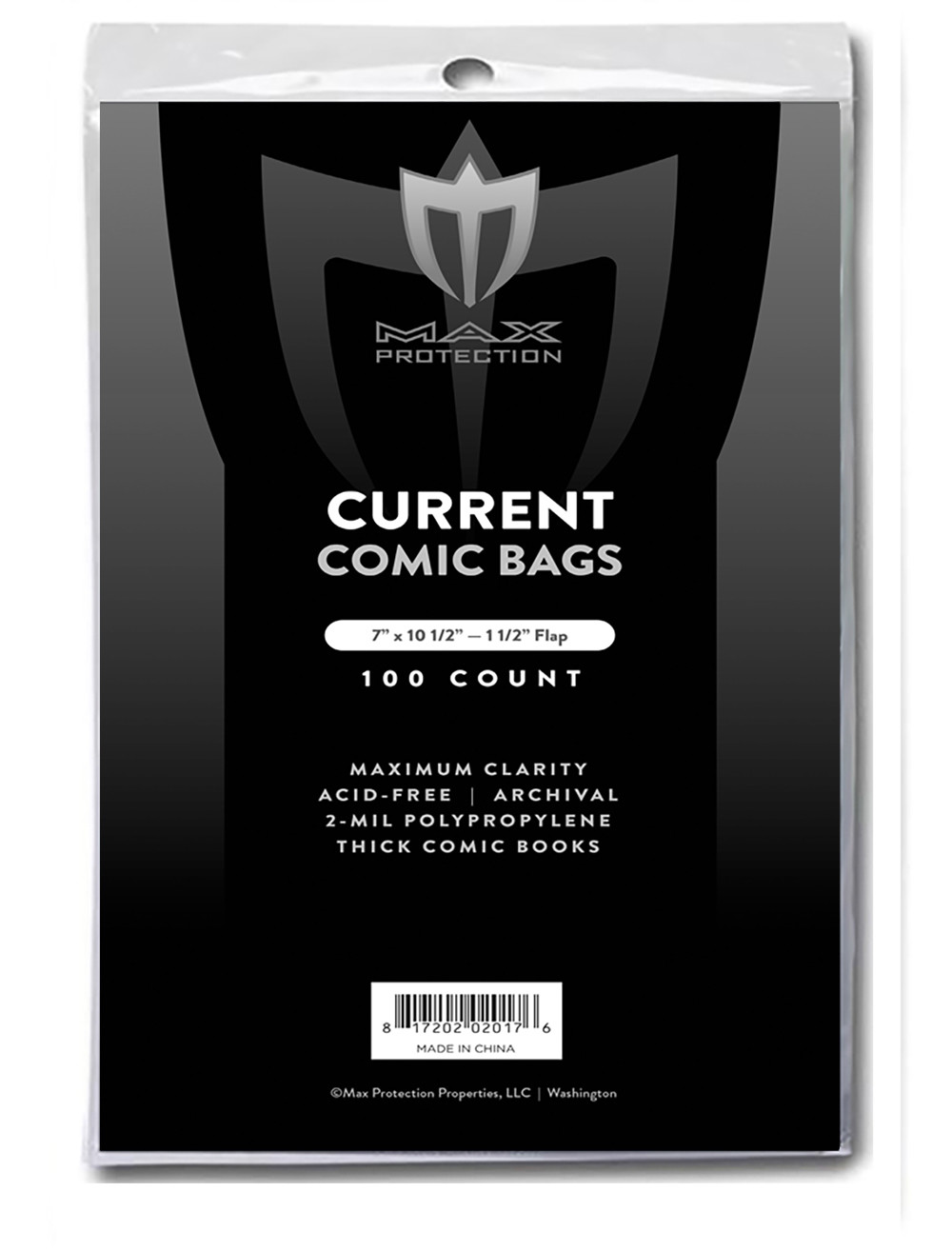 2000 MAX PRO THICK CURRENT MODERN COMIC BOOK ARCHIVAL POLY BAGS 7 X 10 1/2