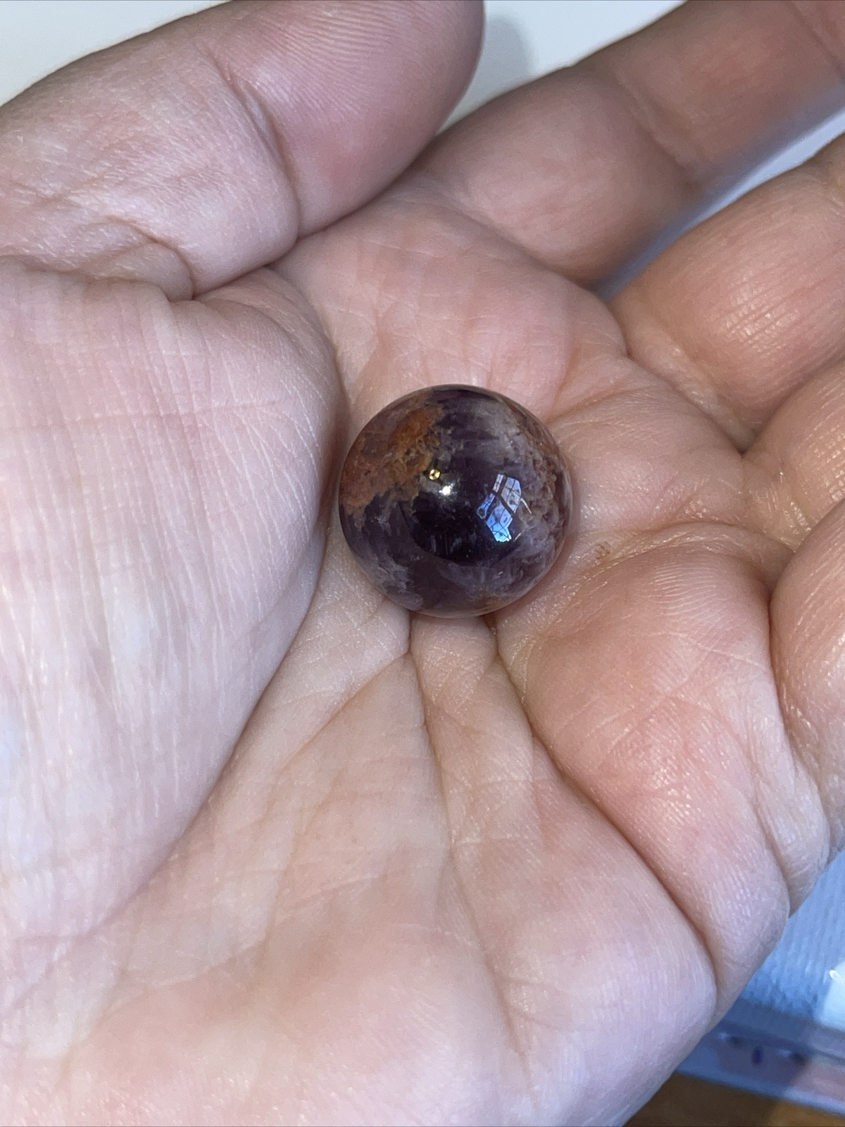 Garden Amethyst Sphere Marble 16.9mm
