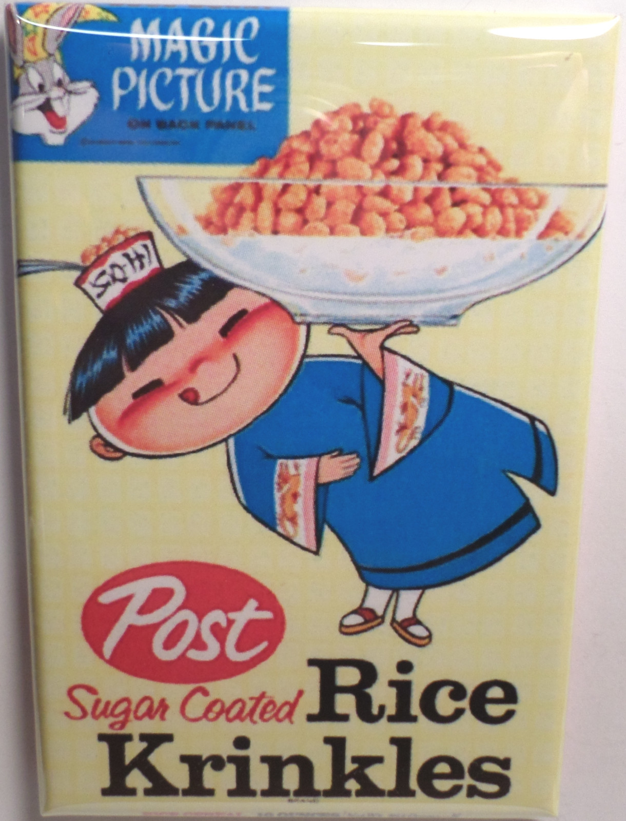 Sugar Rice Krinkles Vintage Cereal Box 2″ x 3″ Refrigerator or Locker MAGNET #2