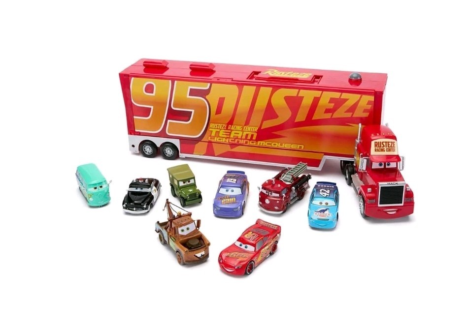 NEW Disney Parks 2025 Pixar Cars Mack Hauler Truck Vehicle Playset Lights Sounds