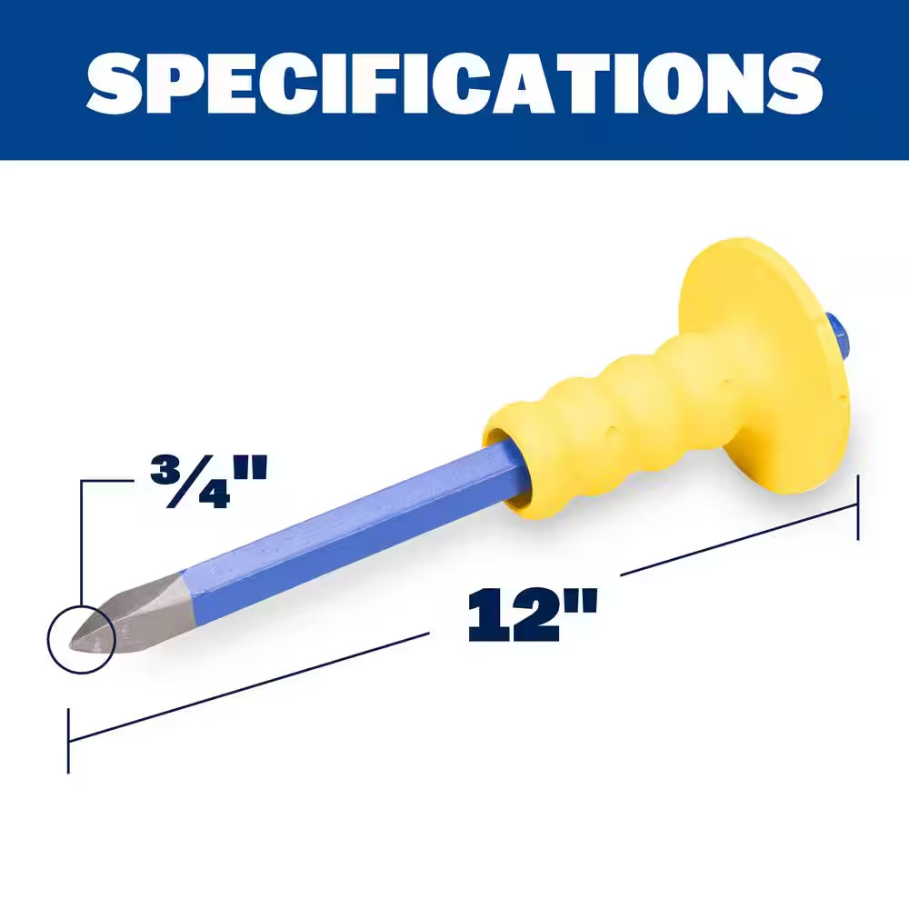 3/4 In. X 12 In. Concrete Chisel