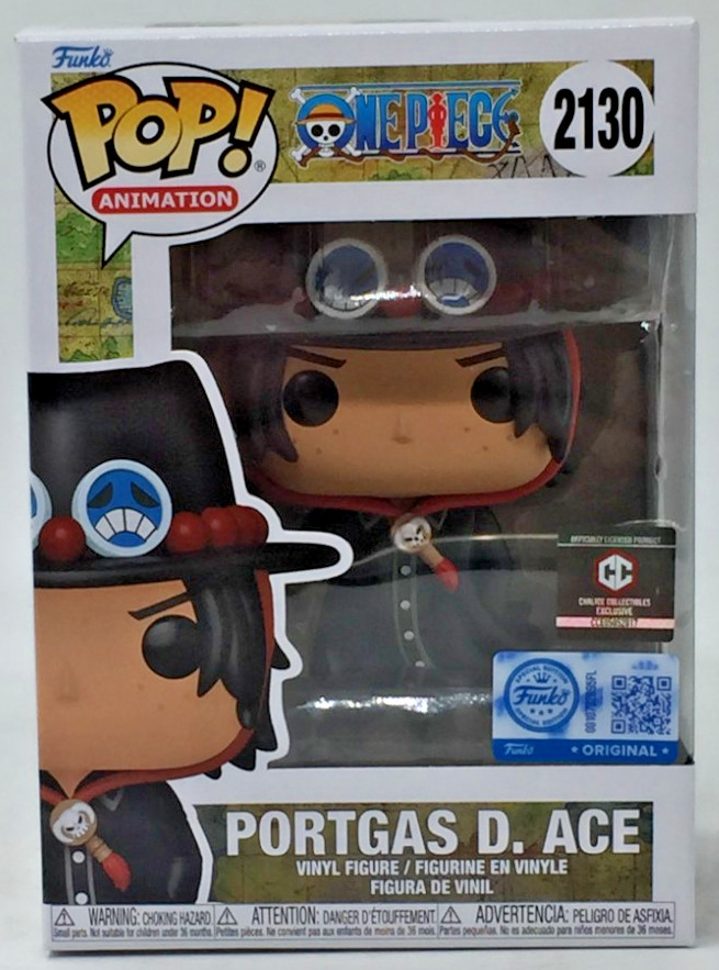 Funko Pop! One Piece Portgas D Ace #2130 Chalice CC EX Funko SE W/Protector