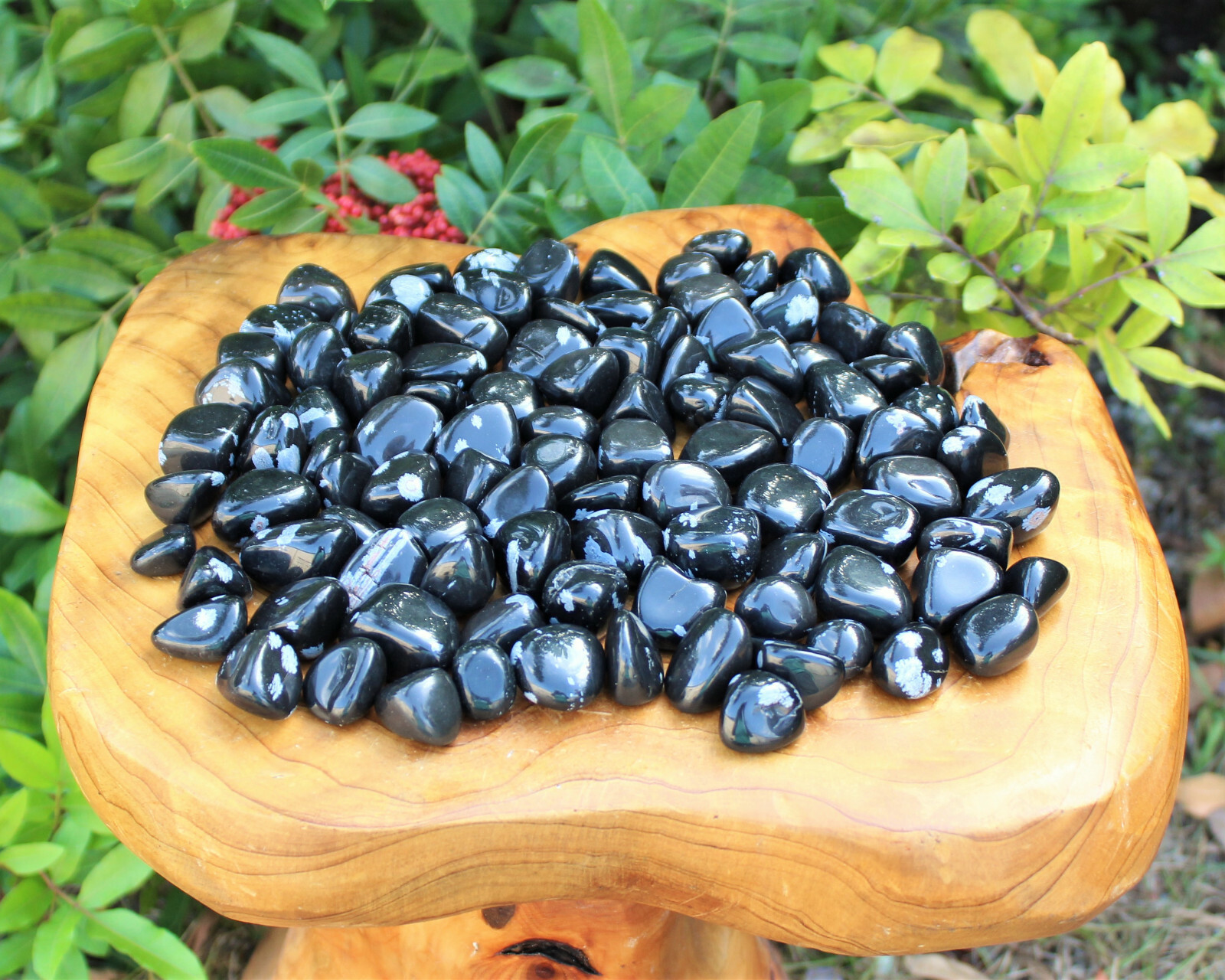 1 Snowflake Obsidian Tumbled Stone (Premium Quality ‘A’ Grade)