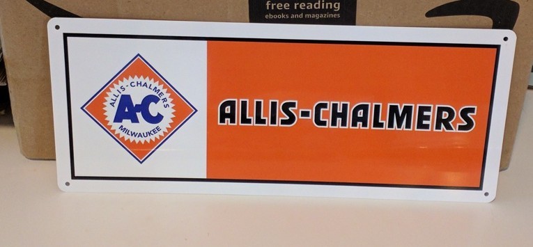 ALLIS – CHALMERS AC Metal sign Farming EQUIPMENT TRACTORS PARTS 5×12 50077