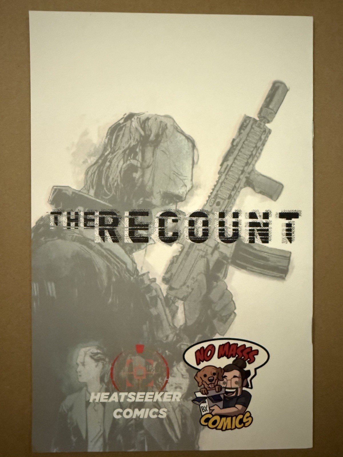 THE RECOUNT: FOR THE MASSES #1 Special Edition Signed By Bryan Silverbax, VF/NM