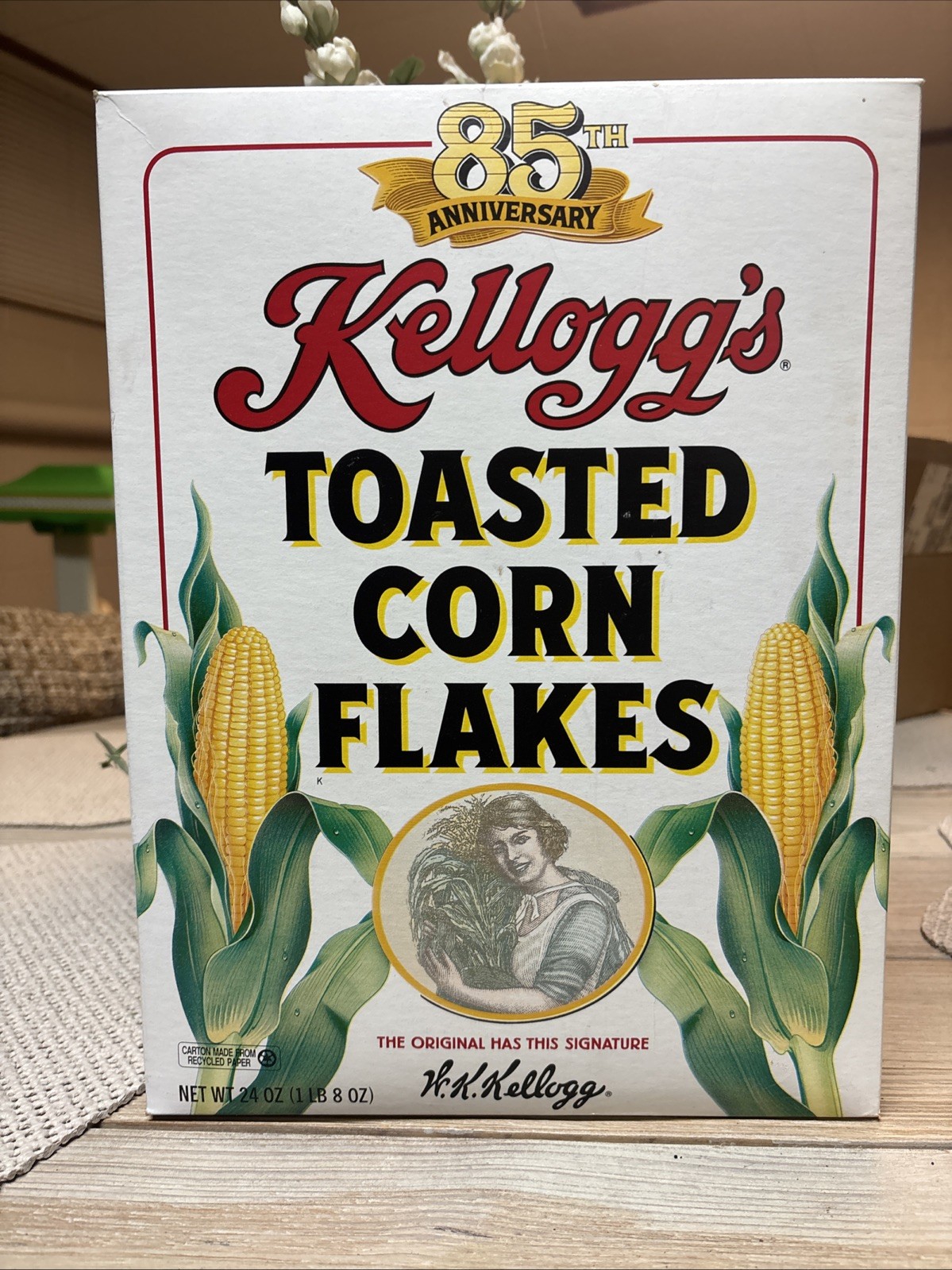 Kellogg’s Corn Flakes 85th Anniversary Back Of Box