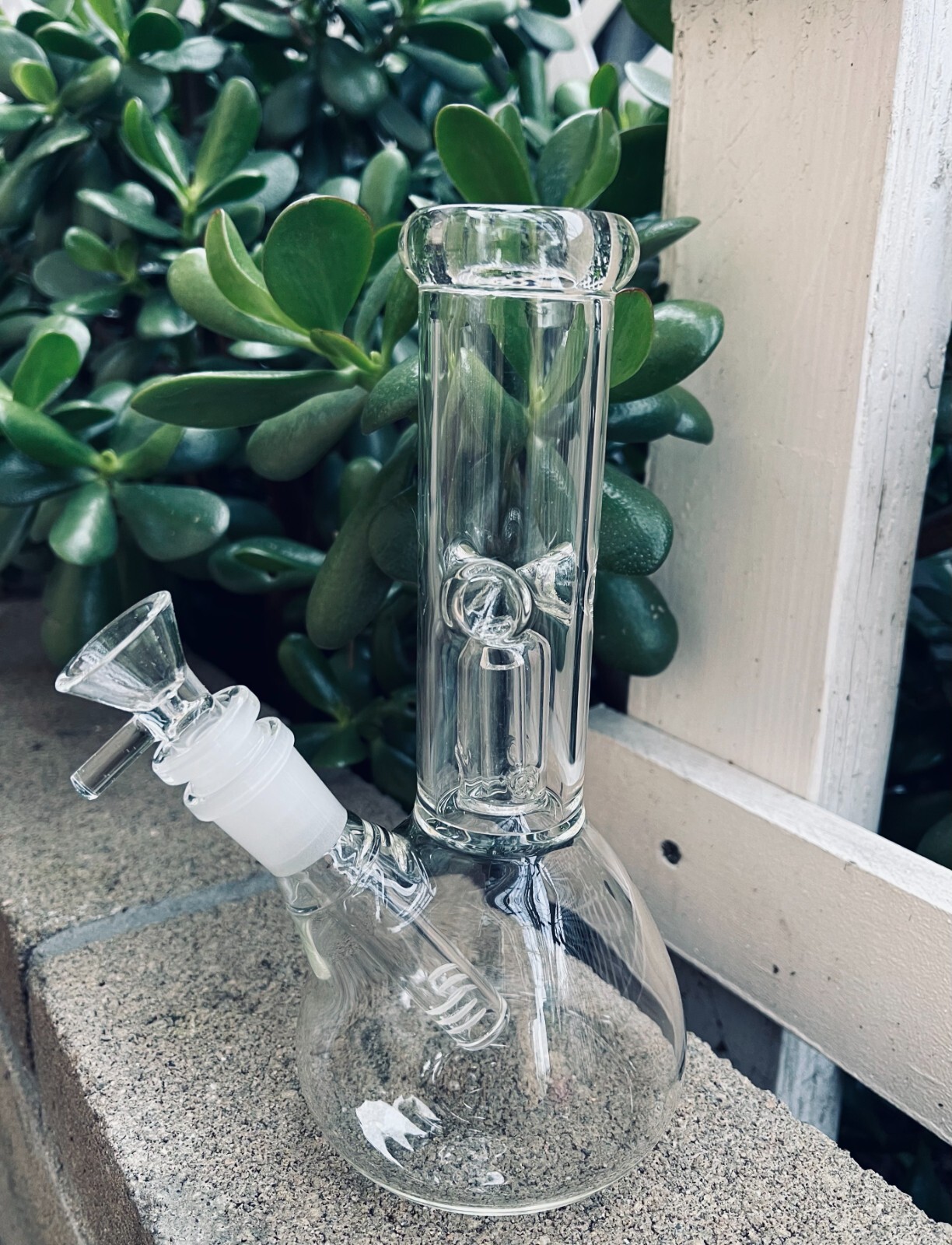 12″ Glass Heavy Bongs Bong Hookah Water Pipe Heavy Beaker 14mm Bowl