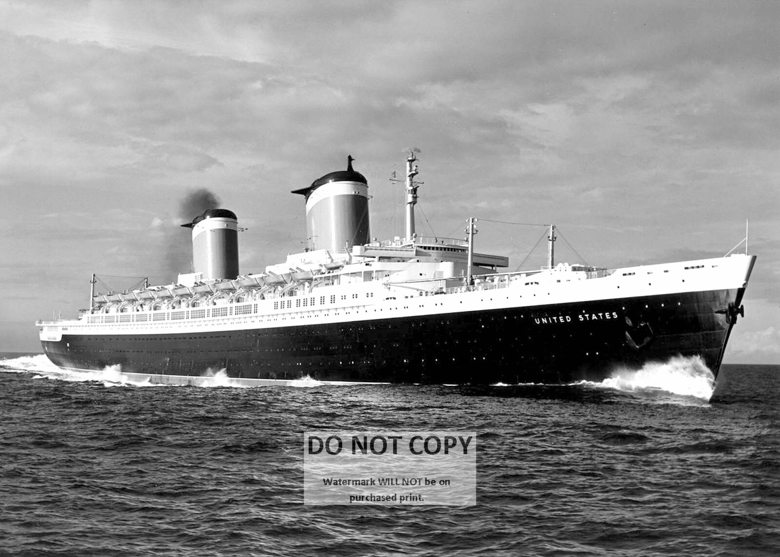 *5X7* PHOTO – SS UNITED STATES LUXURY PASSENGER LINER (FB-808)