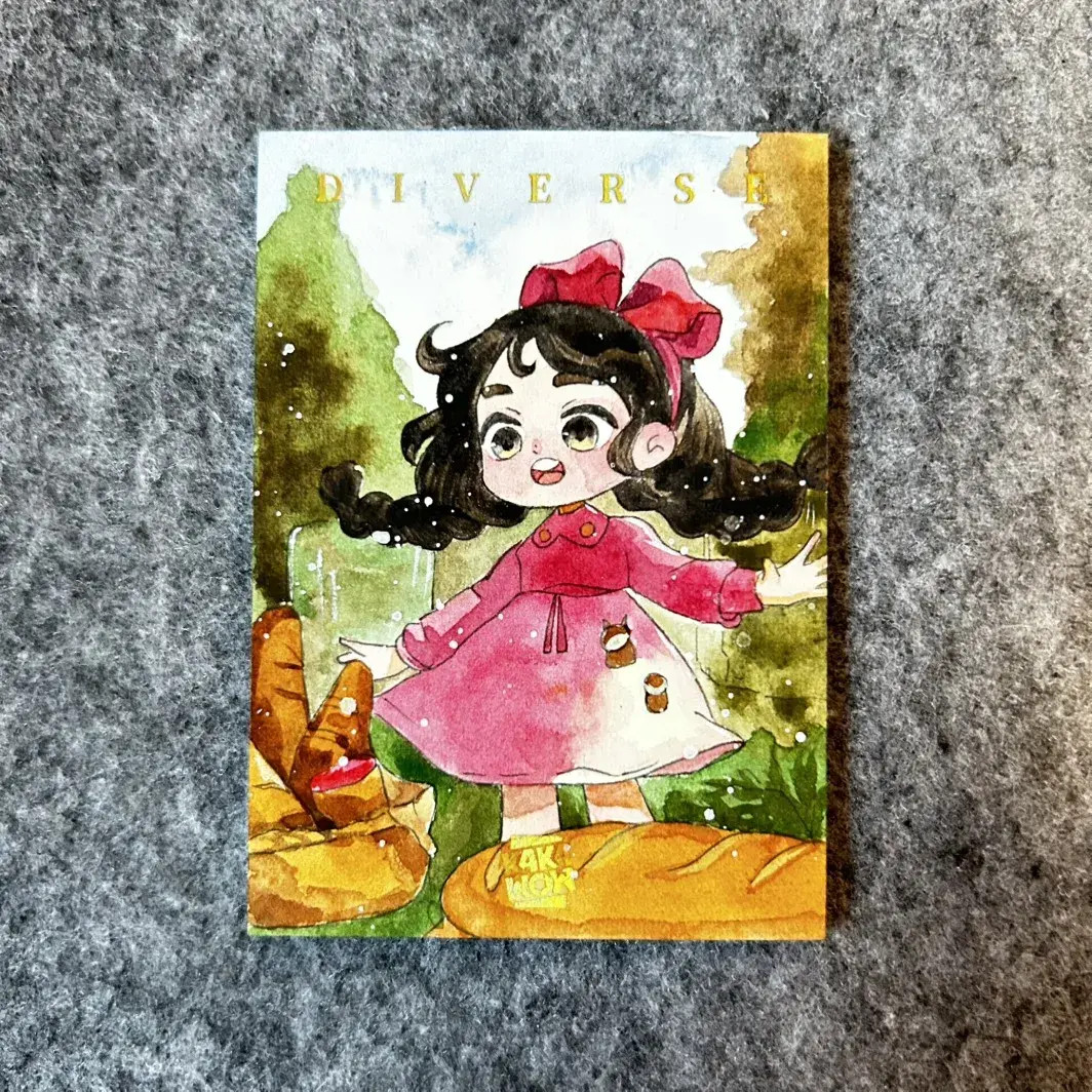 2024 Kakawow Diverse BreadGirl Hansel and Gretel Hand Drawn Sketch Card 1/1 KX36