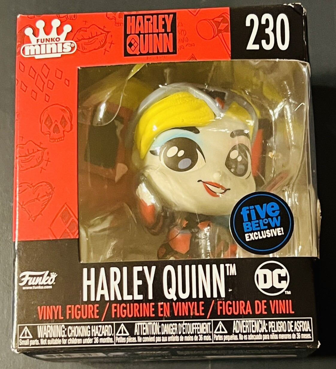 Funko Minis DC Harley Quinn #230 Harley Quinn (w/ Hammer) Five Below Exclusive