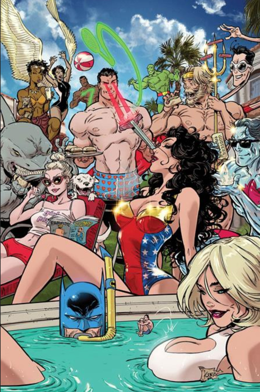 Justice League Unlimited #21 CVR F Kaare Andrews Swimsuit PRESALE 07/22/26