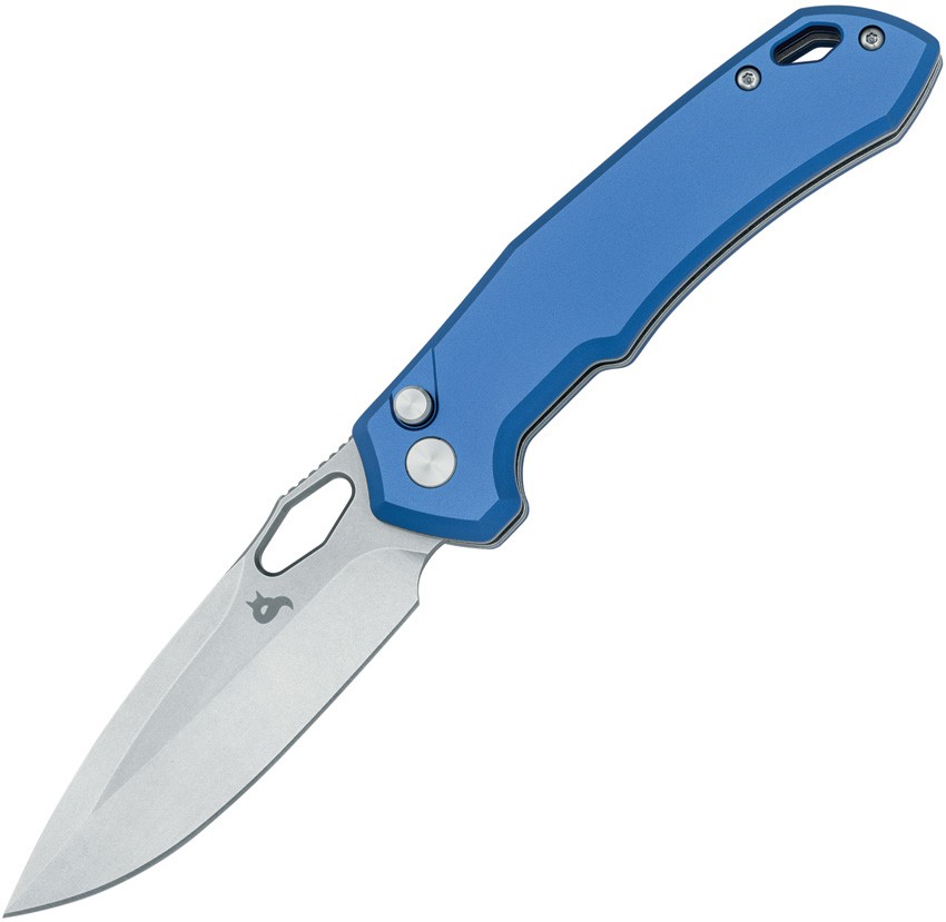 Black Fox Astros Blue Aluminum Folding VG-10 Drop Point Pocket Knife 770BL