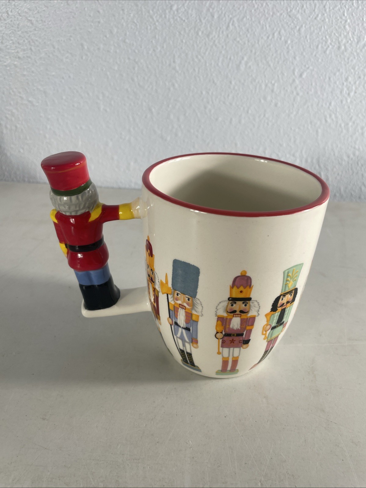 World Market Nutcracker Christmas Coffee Mug 4.5 Inches