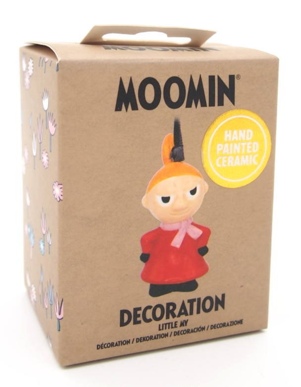 MOOMIN Collectible LITTLE MY Hand Painted Ceramic Figure Hanging Ornament New