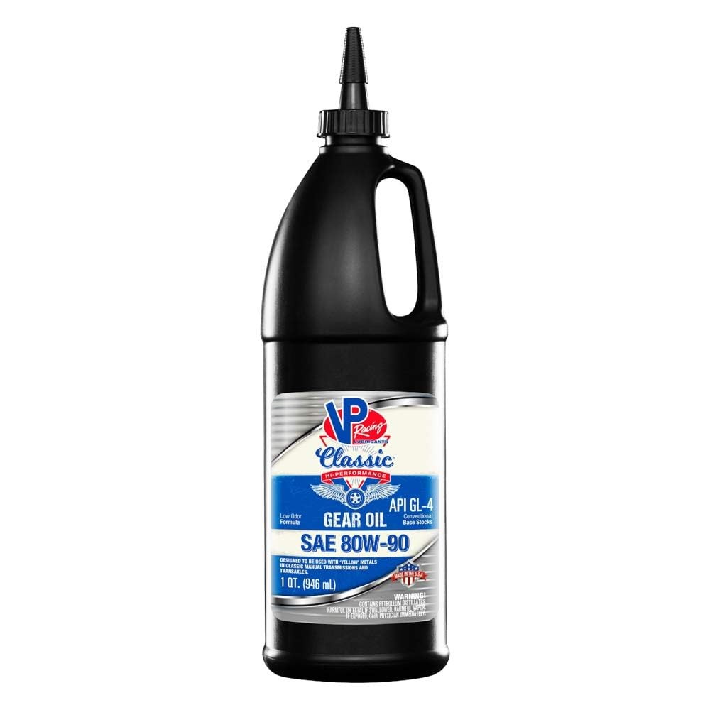 VP Racing Classic Gear Oil GL4 SAE 80W90 1 Quart Manual Transmission Oil