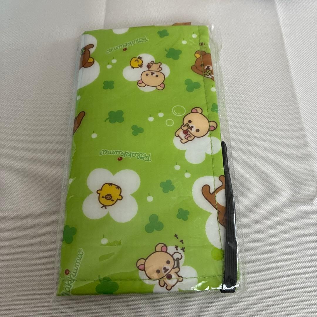 Rilakkuma Lunch Cloth (Insulated) Green Polyester, Aluminum Foil, PE Foam,
