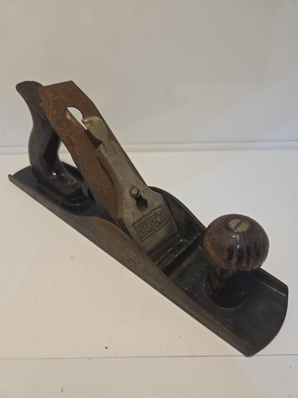 Antique Hercules No. 5 Jack Plane 14” by Sargent & Co. Woodworking Tool
