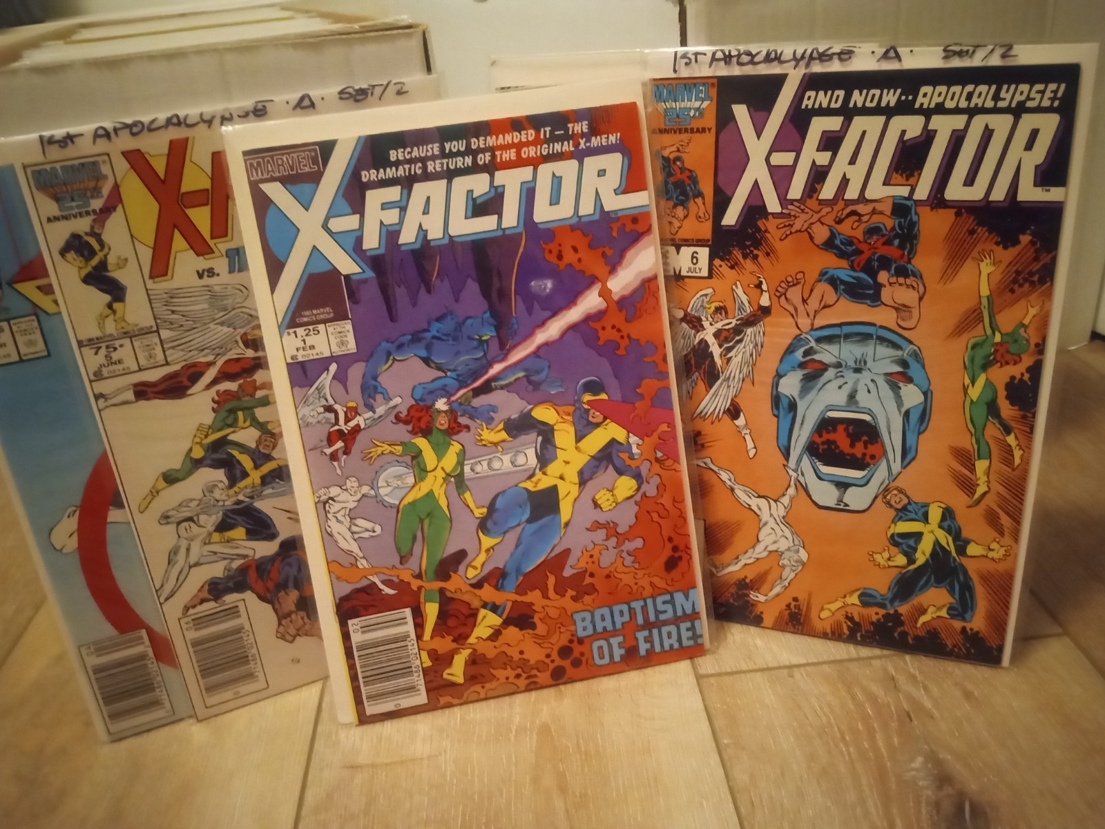 X-Factor #1 5 6 15 24 1st Apocalypse Horsemen Archangel Lot Marvel