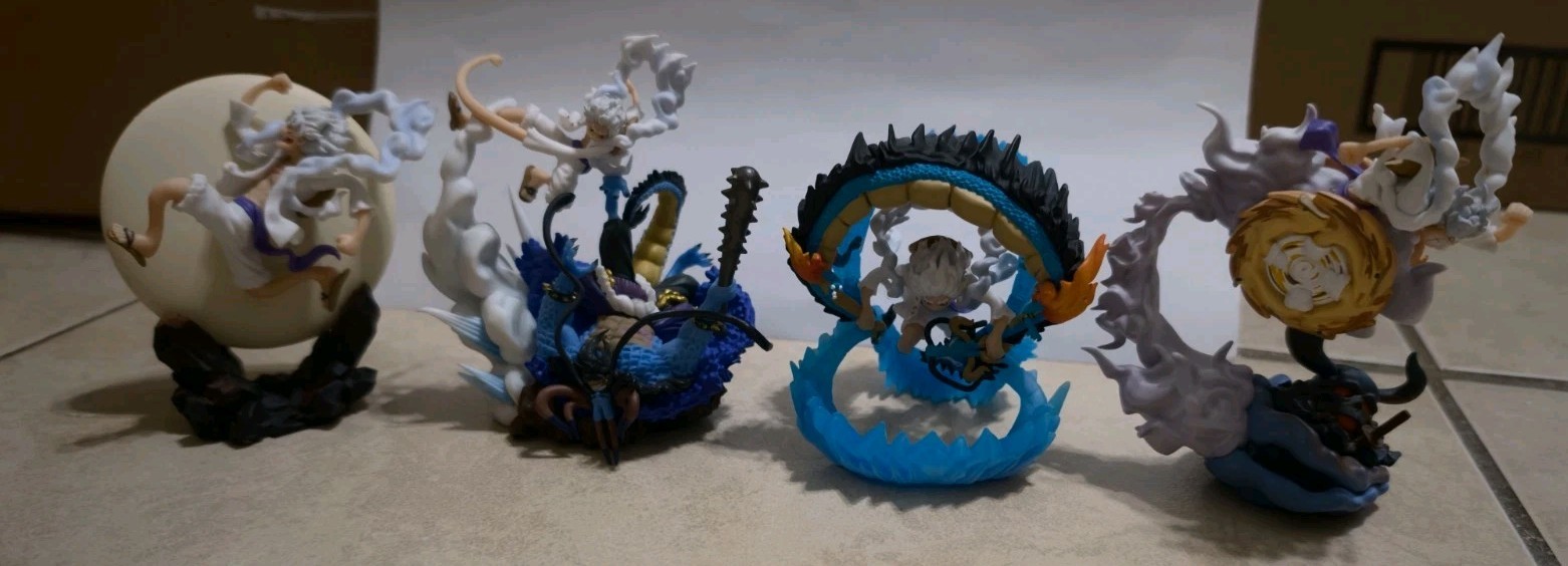 One Piece LOGBOX RE:BIRTH Gear 5 Special Set Of All 4 No Boxes Included