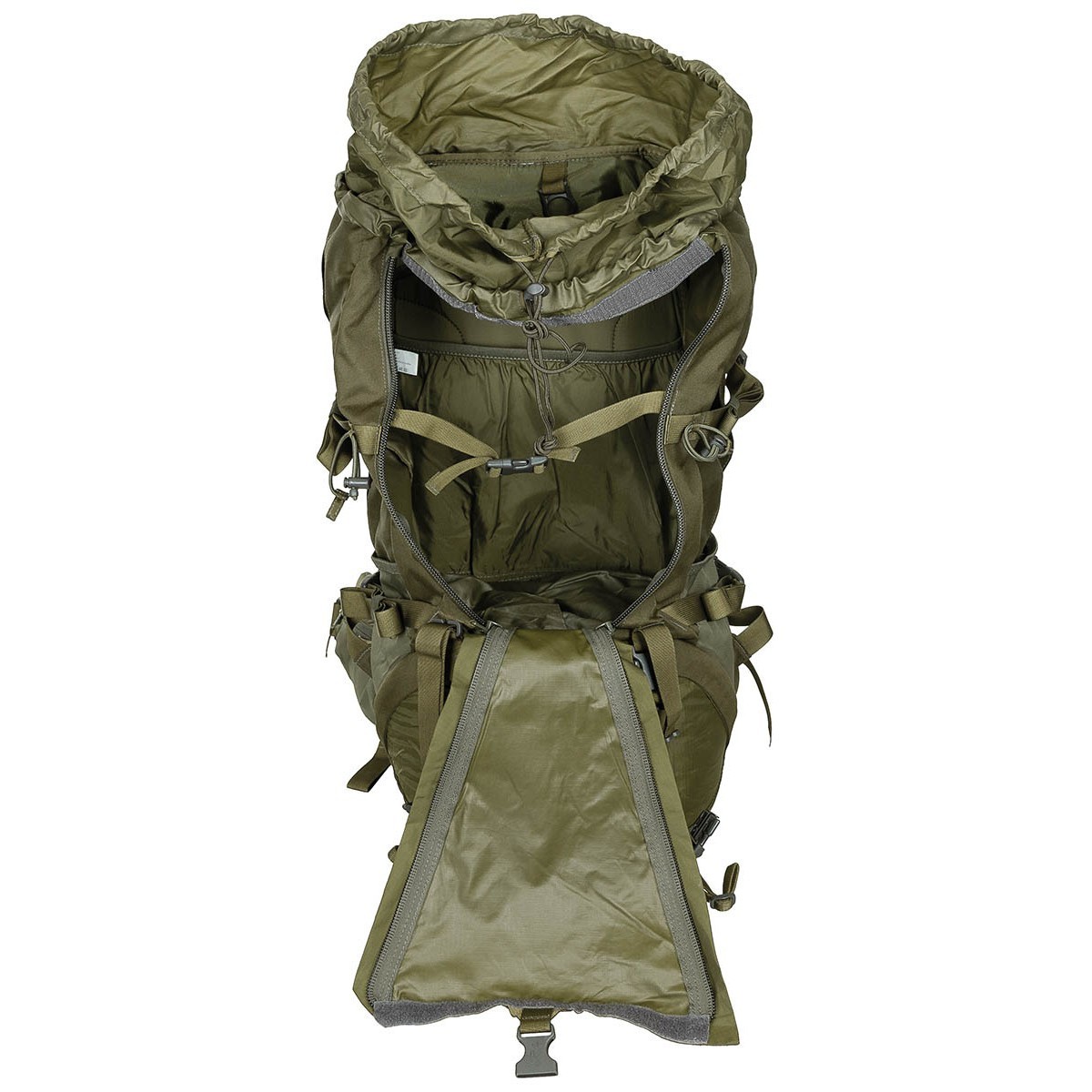 Deuter Army Backpack Trekking Rucksack Combat Rucksack Olive approx. 55 Liter Used