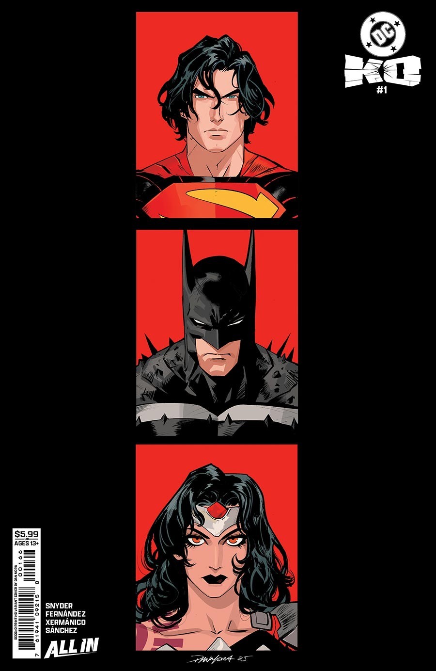 DC K.O. #1 2nd Print Dan Mora Variant KO Absolute Batman DC NM