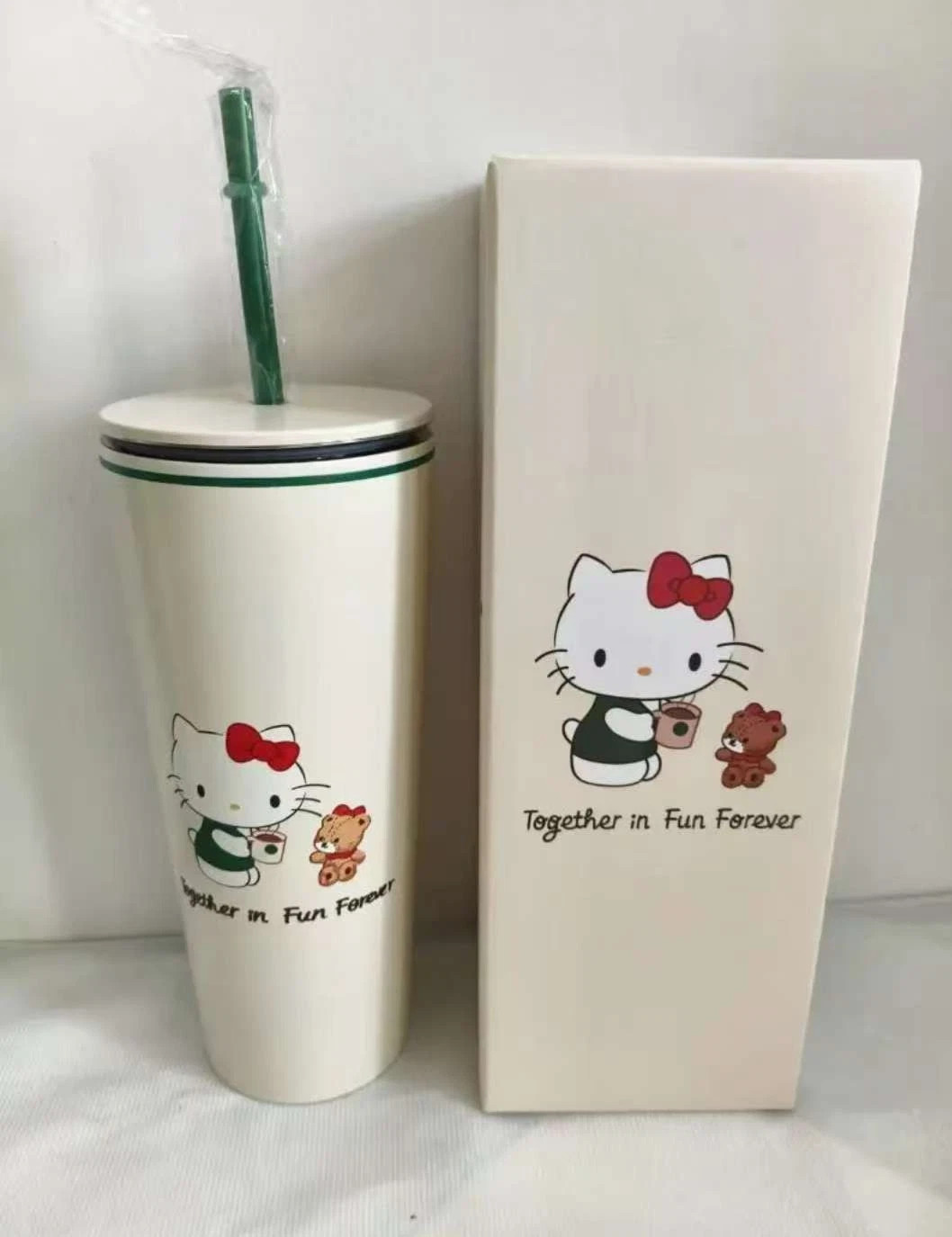 2025 Starbucks Hello Kitty 50th Anniversary Cup 473ml/16Oz Valentine’s Day Gifts