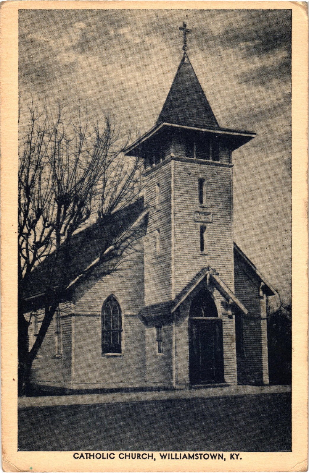 Catholic Church, Williamstown, KY Postcard Unposted