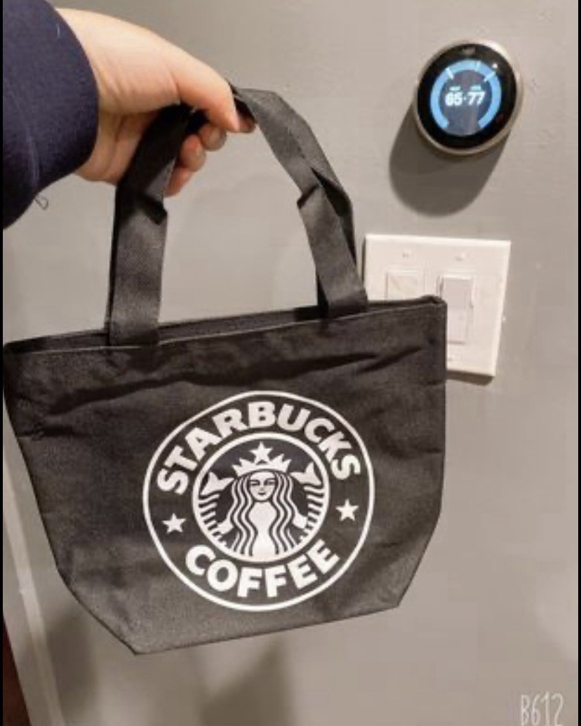 Starbucks Coffee Tote Bags Green White Black Branded Merchandise