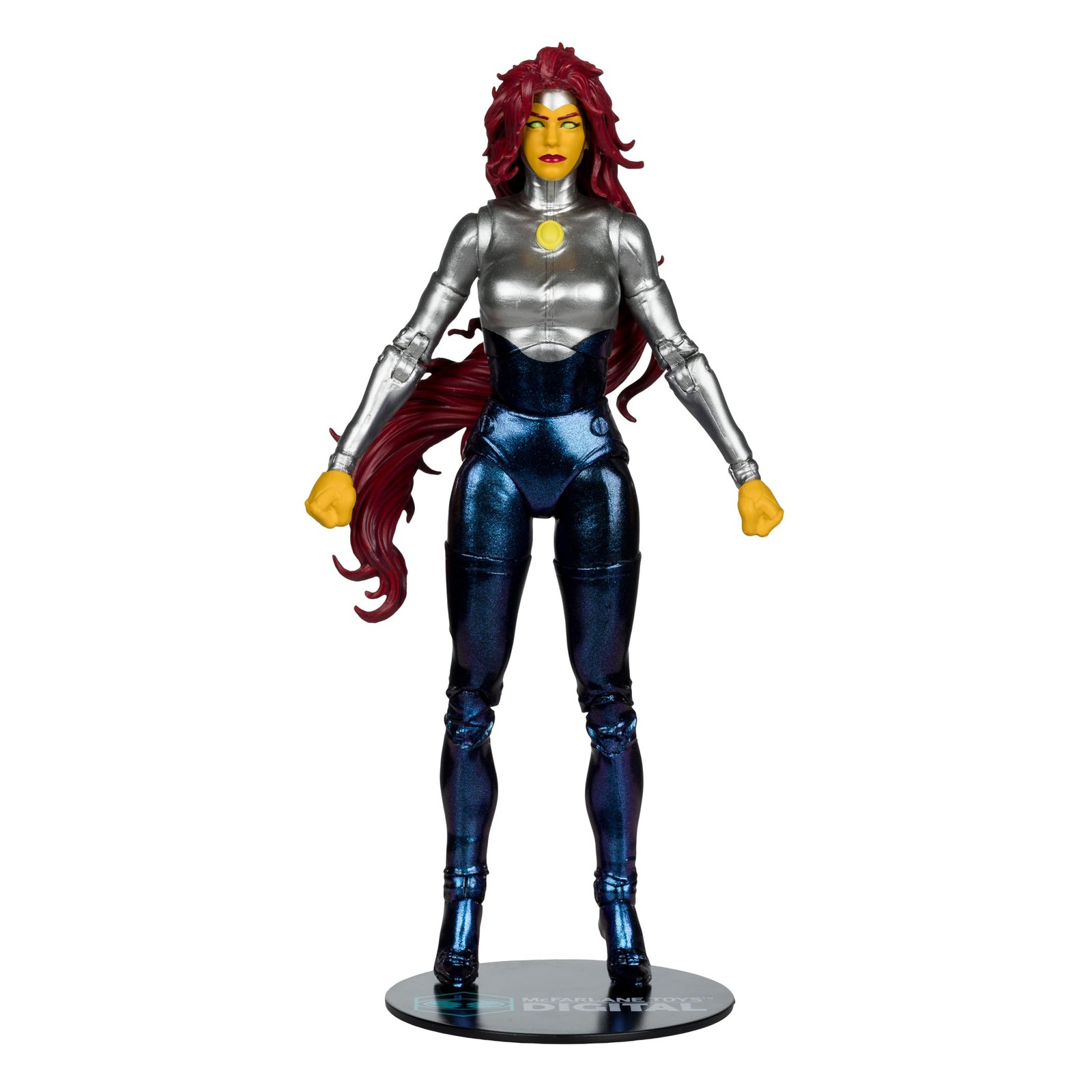 Mcfarlane Toys- Dc Direct Blackfire The Teen Titans 7In Action Figure Digital