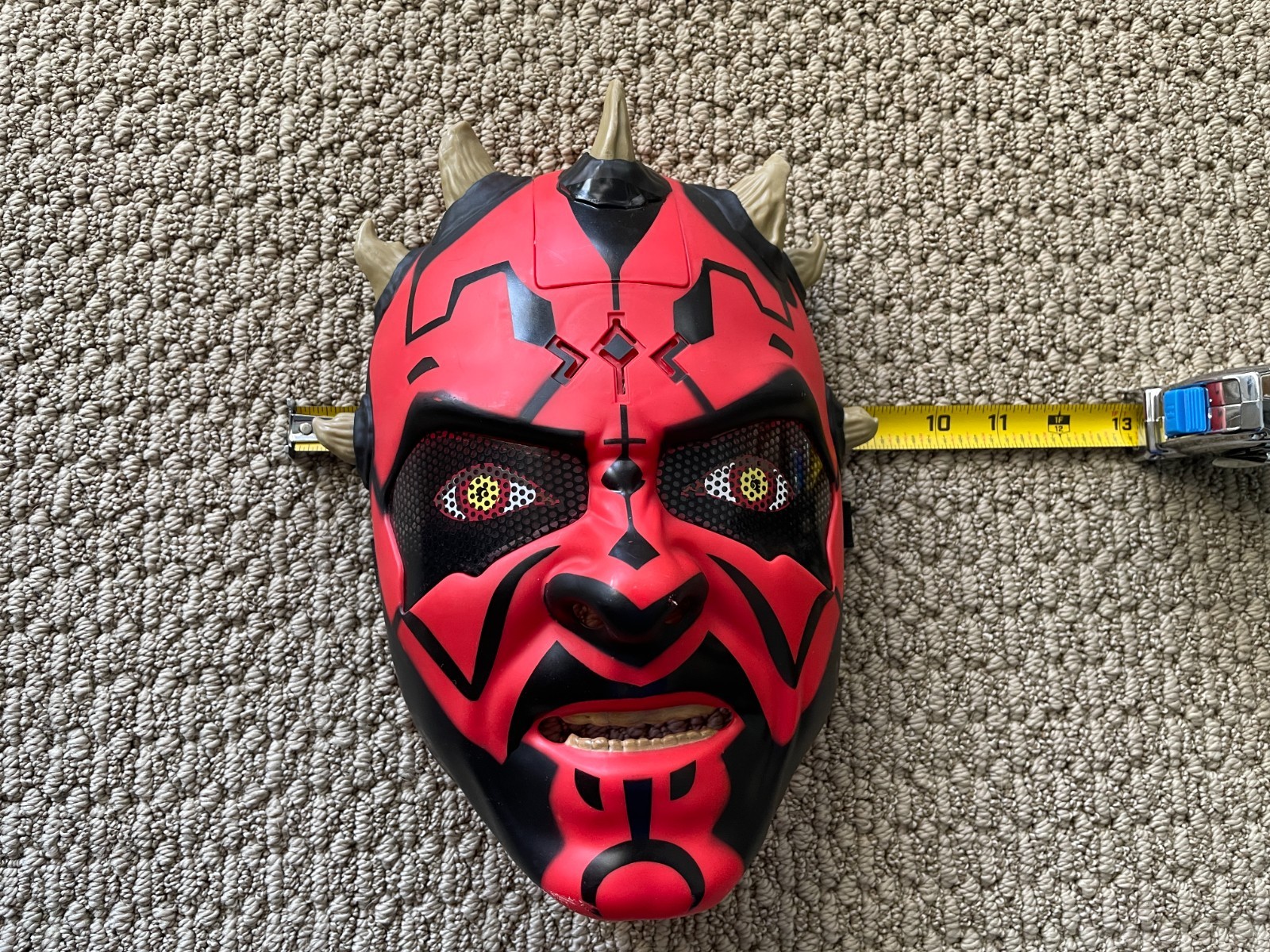 Hasbro Star Wars Darth Maul Electronic Talking Mask Helmet 2011 Cosplay Tested
