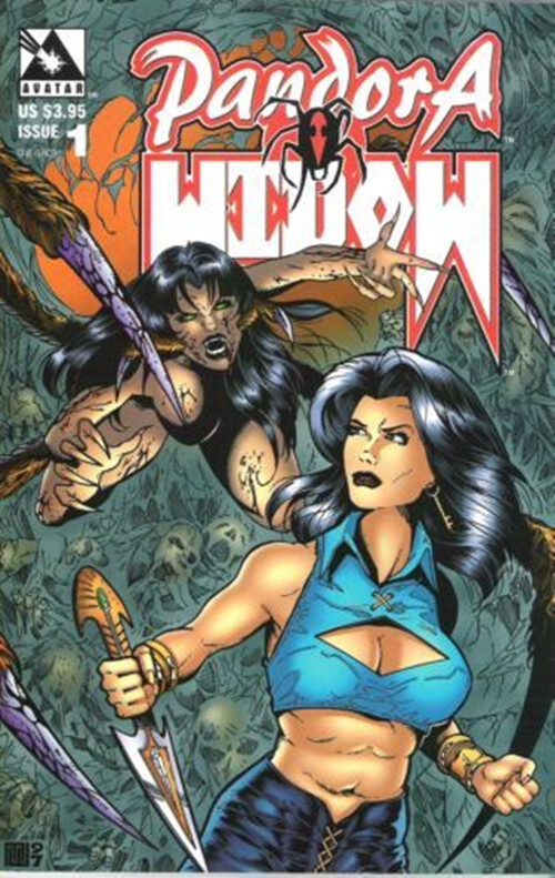 Pandora / Widow #1 – 9.6 Near Mint + Avatar Press 1997
