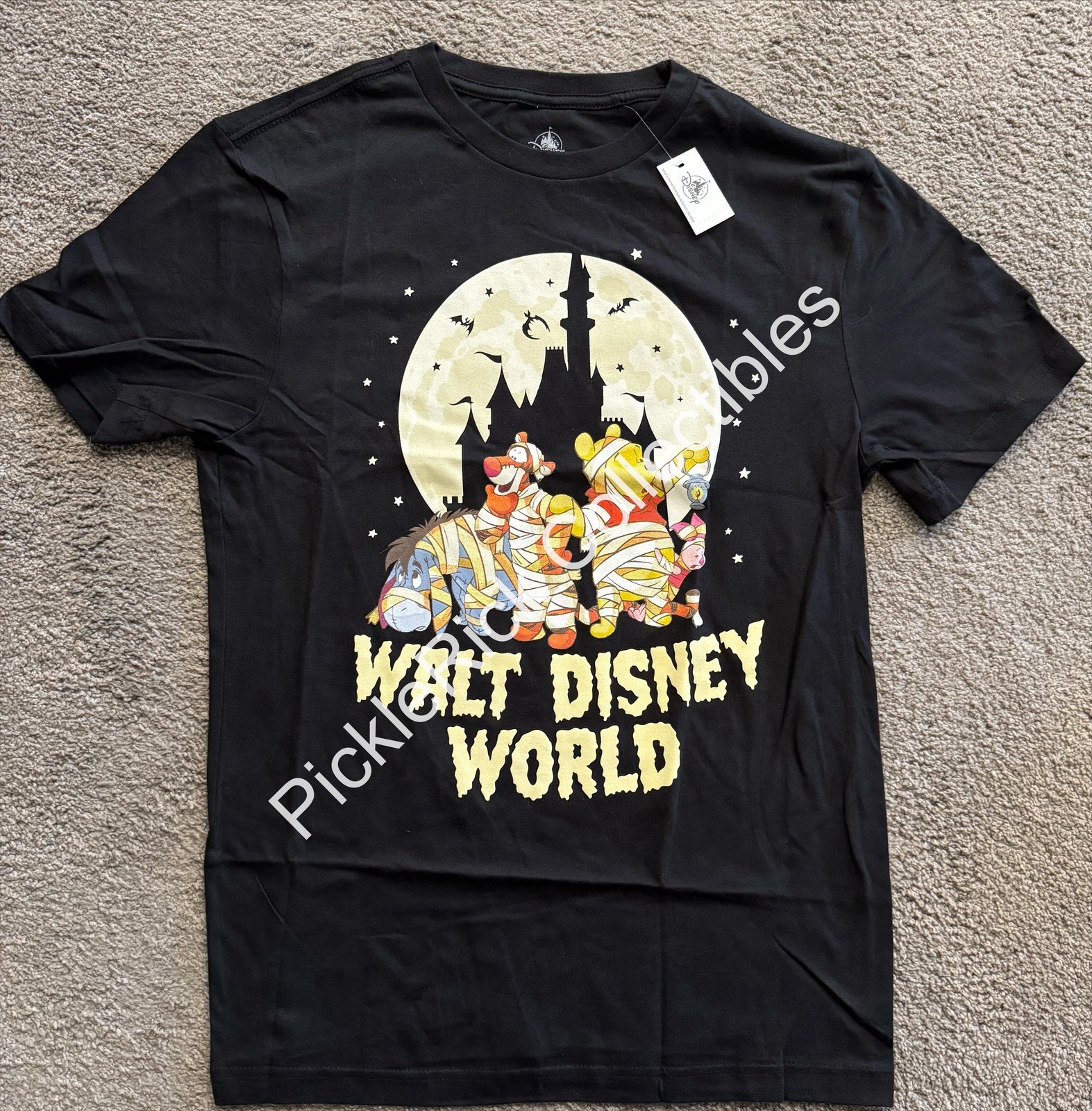 Disney Parks Shirt 2026 WDW Halloween Winnie The Pooh & Friends Black 3XL NWT