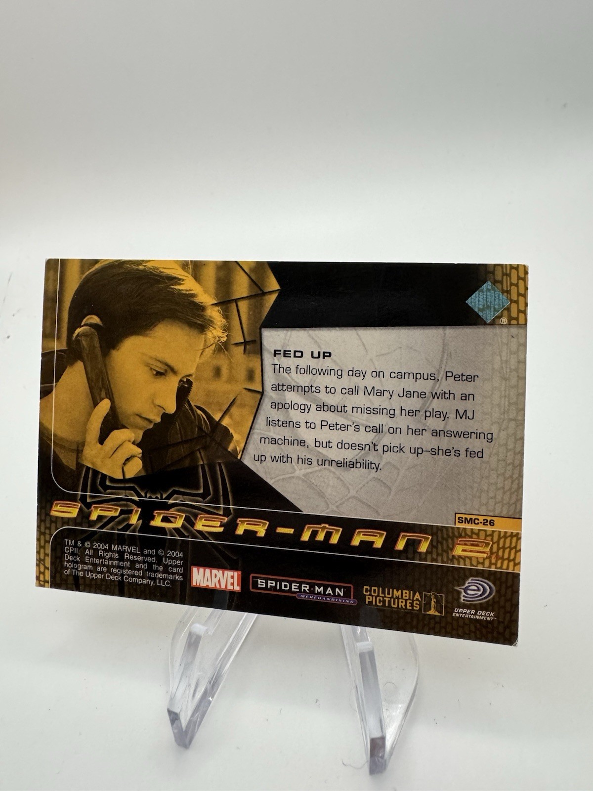 2004 Upper Deck Entertainment Spider-Man 2 SMC26 Fed Up