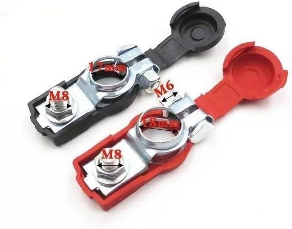 Universal Negative & Positive Battery Cable Terminals – Automotive Terminal Clam