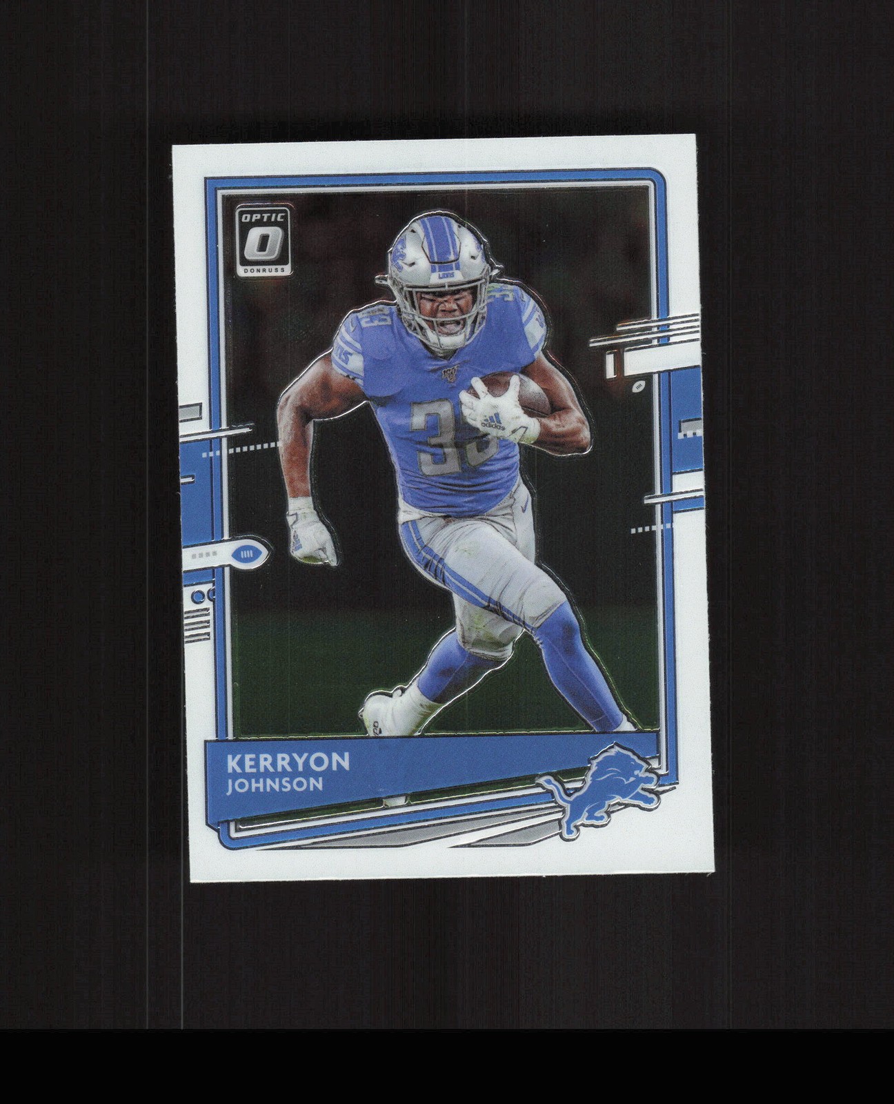 2020 Donruss Optic #37 Kerryon Johnson Football Card