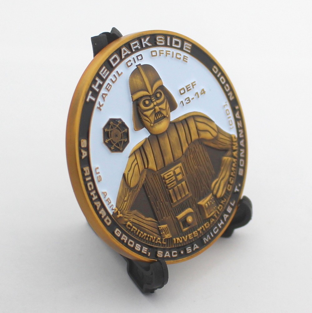 DARTH VADER CHALLENGE COIN PROVOST MARSHAL KABUL MILITARY POLICE