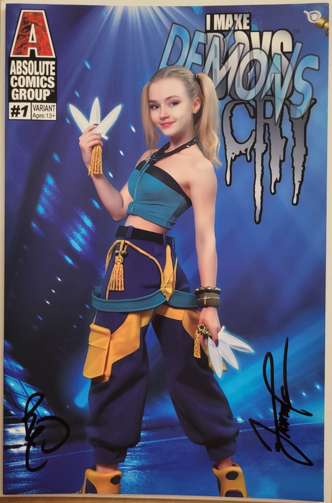 I Make Boys Cry #1 K-Pop Demon Hunter Variant – Signed by Powell & Tyndall w/COA