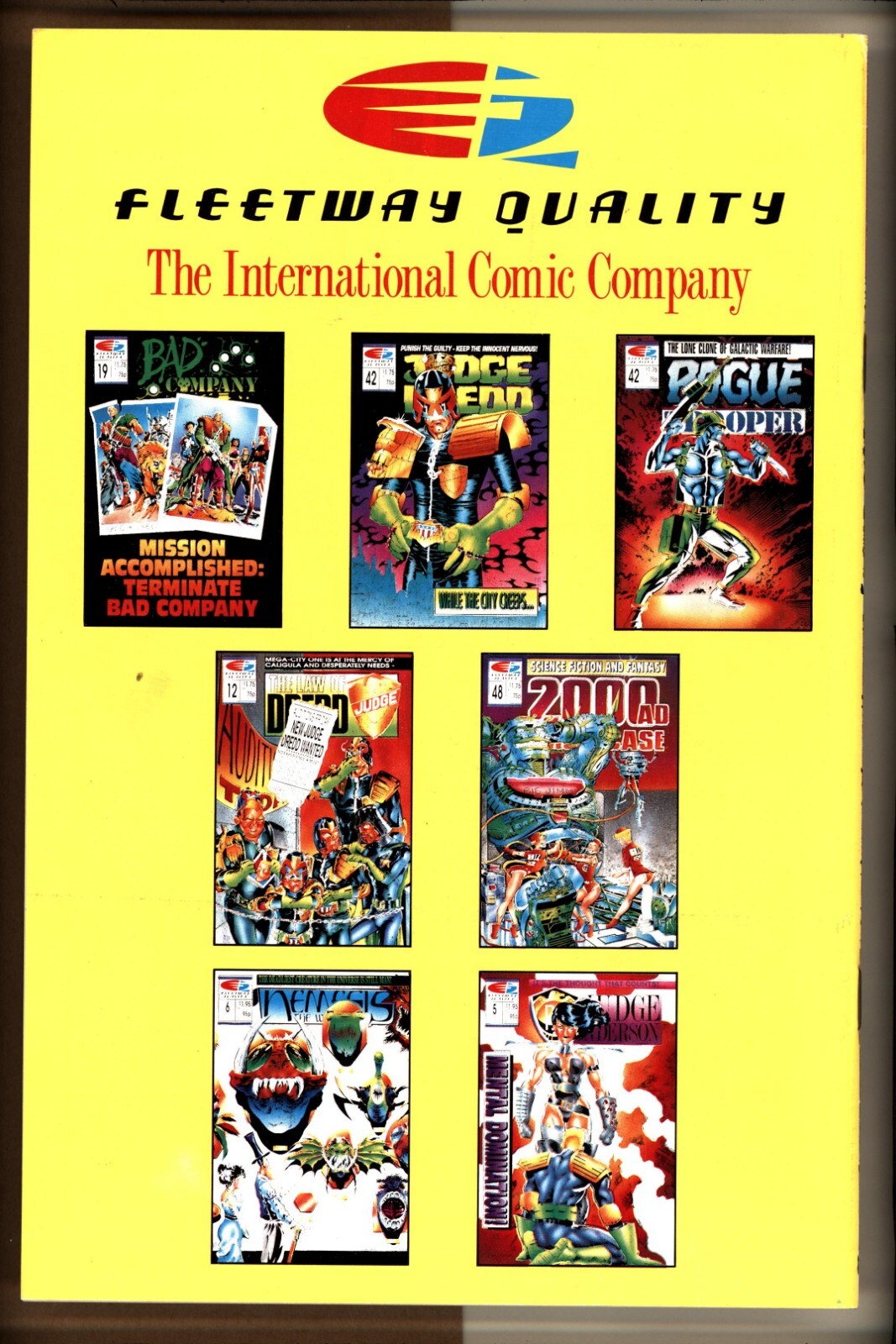 2000 AD Monthly/Presents/Showcase #48, 49, 50, VF/NM, Lot, Fleetway/Quality 1990