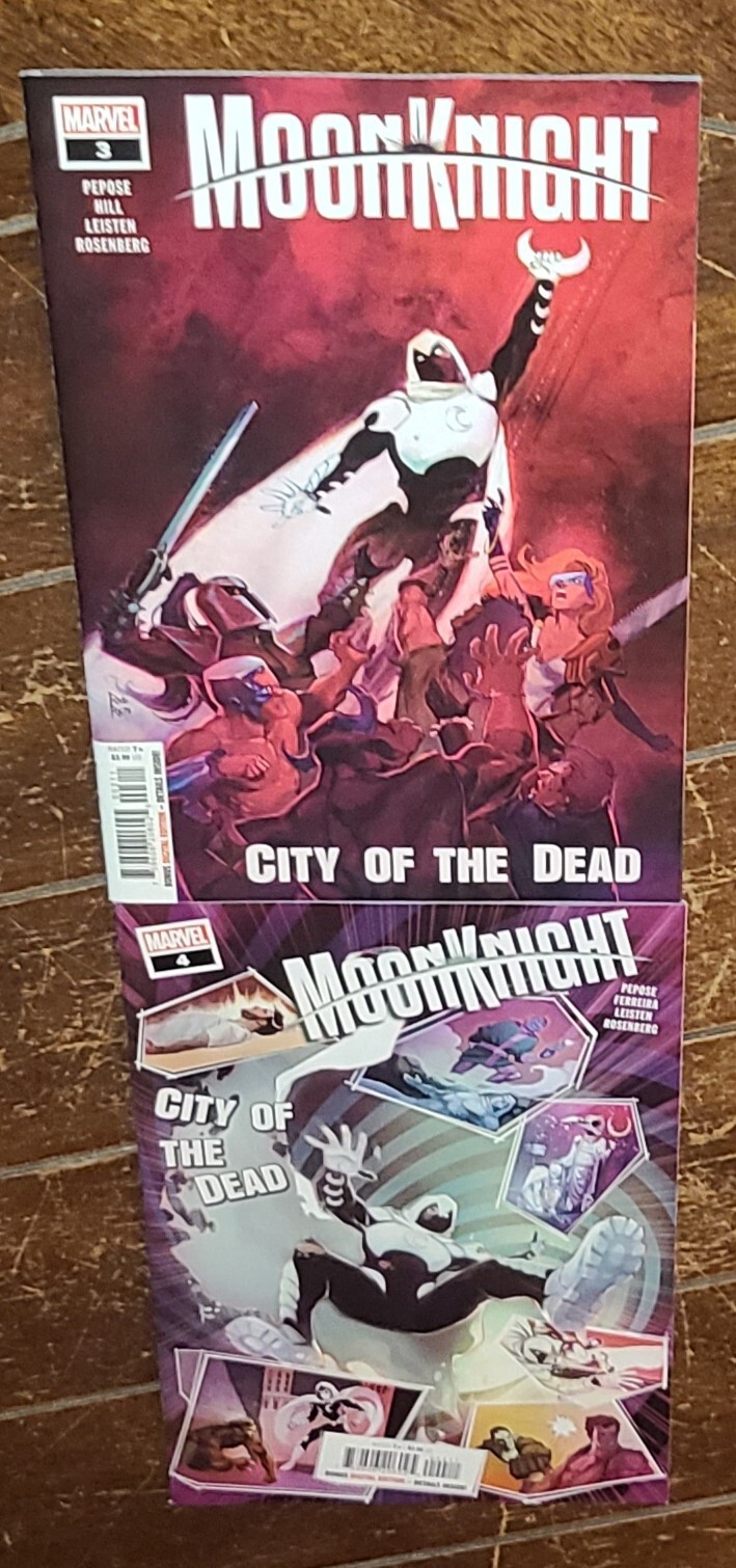 Moon Knight by David Pepose #3 & #4, (Marvel, 2023): City of the Dead!