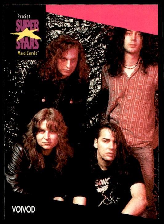 Pro Set 1991 Pro Set SuperStars MusiCards Voivod #244