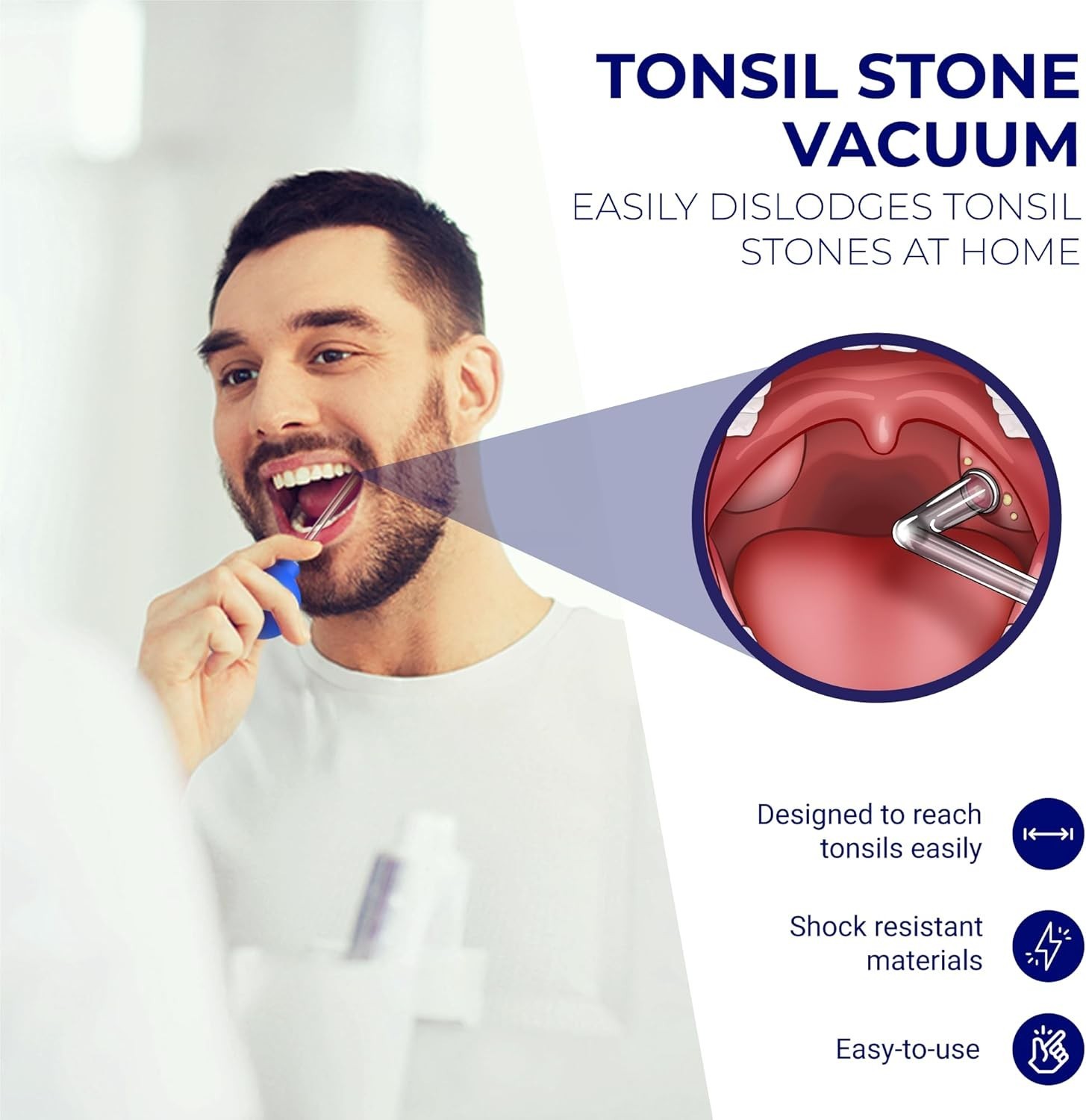 Tonsil Stone Vacuum, Tonsil Stone Remover Vacuum Suction, Tonsil Stone Cuppin…