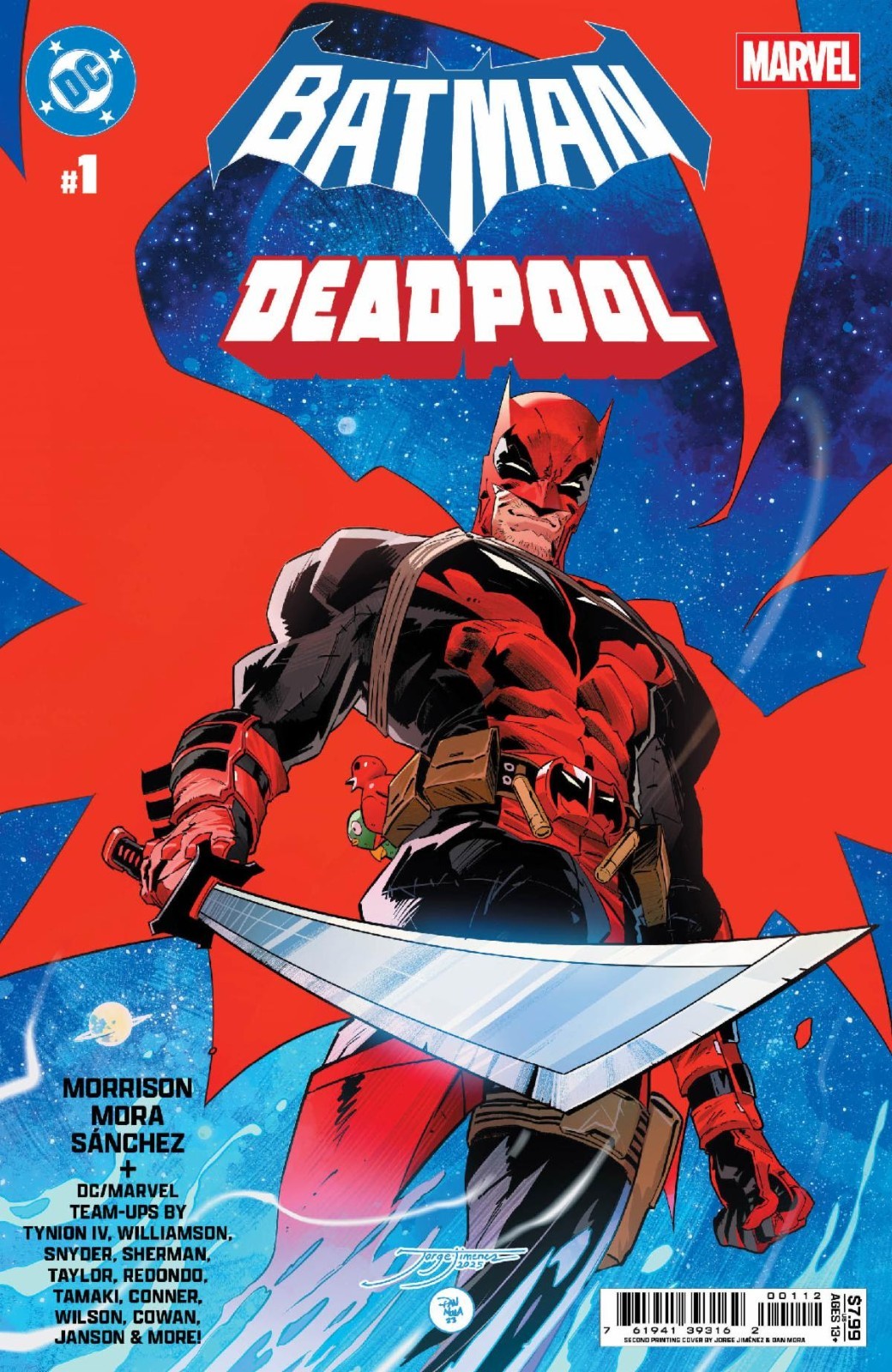 DC/MARVEL: BATMAN/DEADPOOL #1 – JORGE JIMENEZ SECOND PRINTING COVER – DC/2026